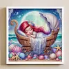 Disney-Princess Ariel-18CT Stamped Cross Stitch 30*30cm/11.81*11.81in tapestrymarket