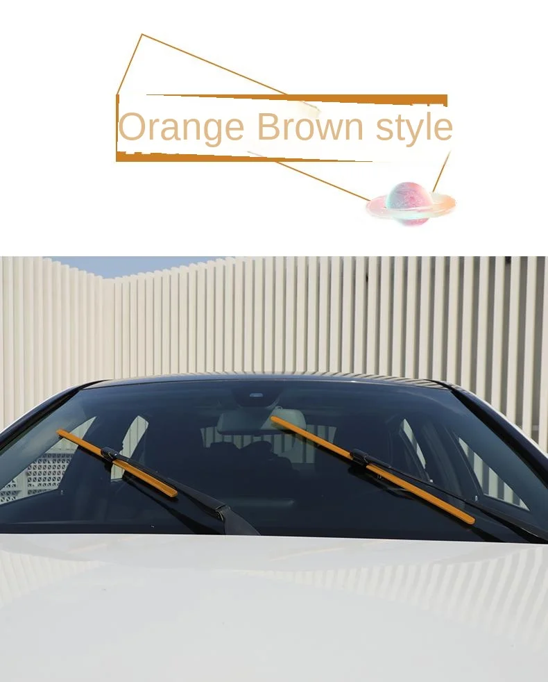 Car Color Special Car Traceless Wipers (2PCS)