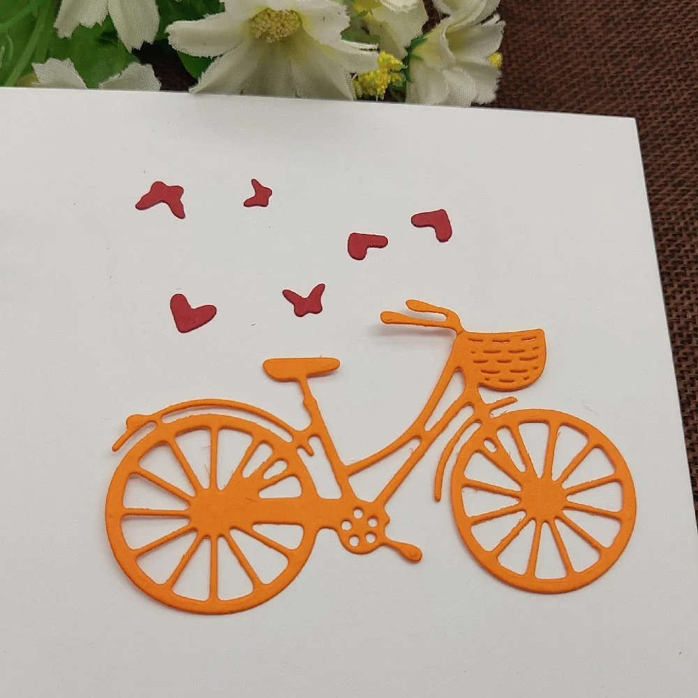 Metal Steel Bicycle Embossing Dies Cut Stencils DIY Scrapbooking Decorative Cutting Machine