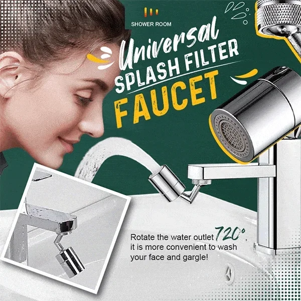 Musedesire Universal 720° Splash Filter Faucet(🔥Buy more save more🔥)