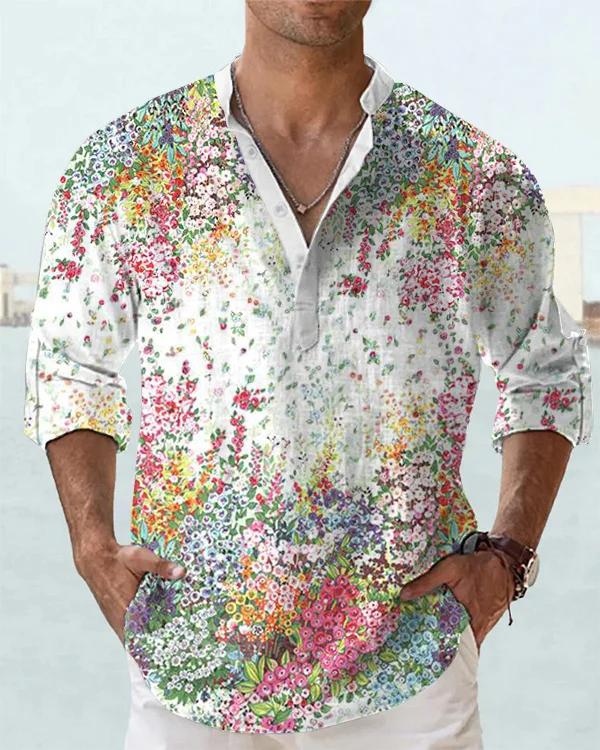Men's Stylish Floral Casual Shirt