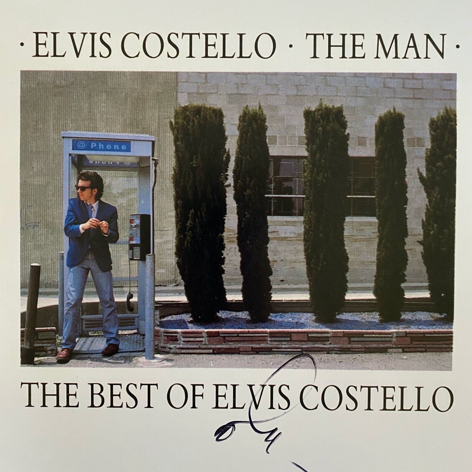 Elvis Costello Hand Signed 12x12 Photo Poster painting - The Man - Music Autograph