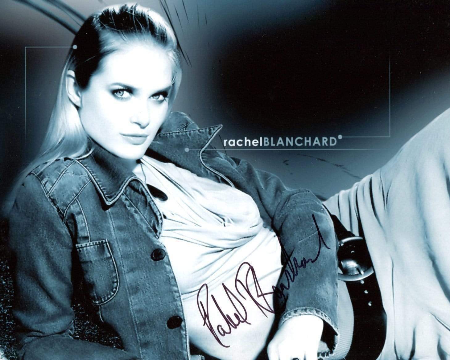 TV ACTRESS Rachel Blanchard autograph, In-Person signed Photo Poster painting