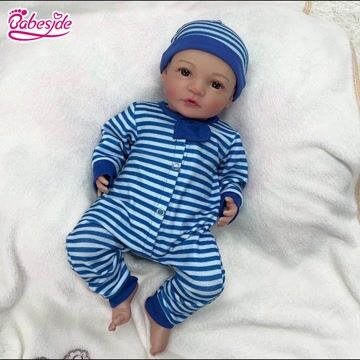 Babeside Quiet Reborn Baby Simone 20" Little Infant Boy Building Lovely Memories