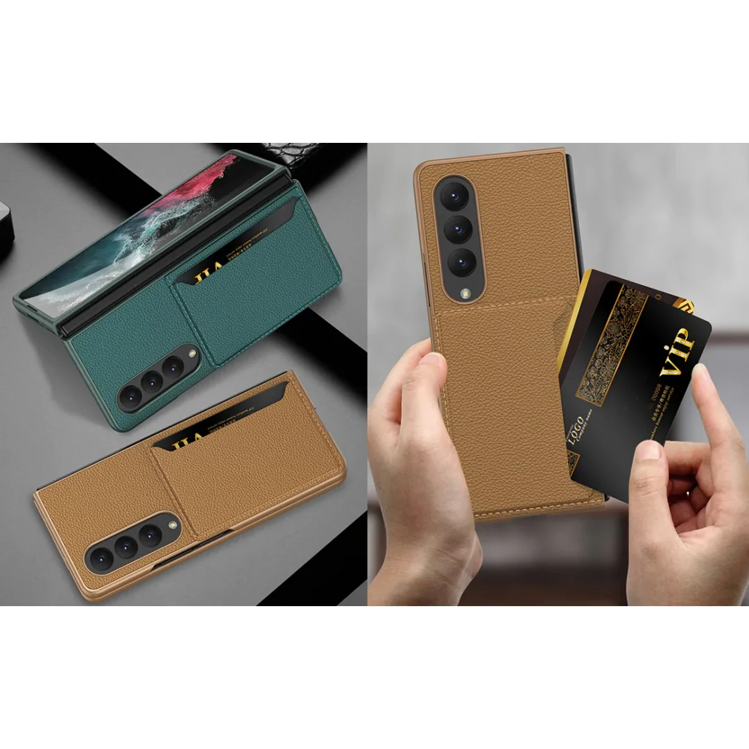 Applicable To For Samsung ZFold4 Folding Card Bag Phone Case