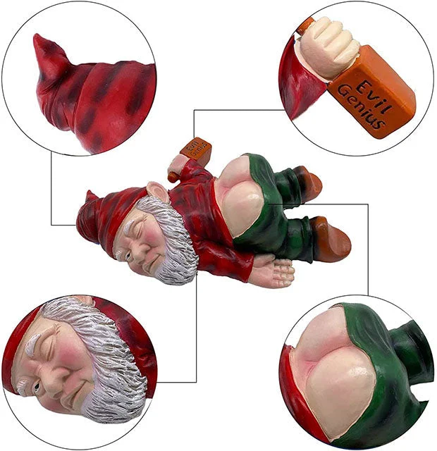 Drunk Garden Gnomes Statue