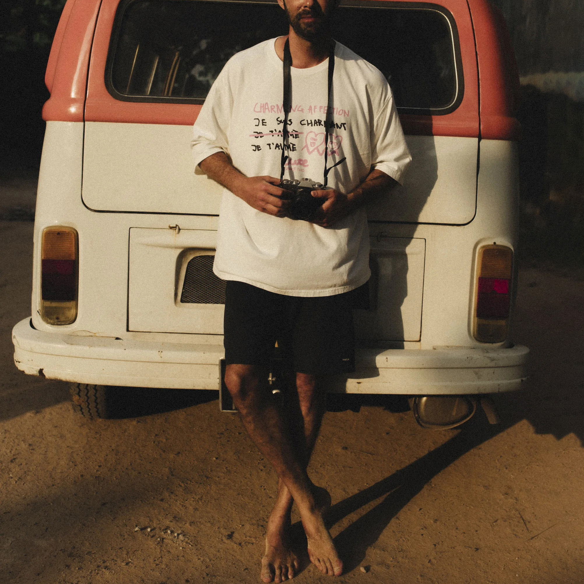 thesupersurf Cotton Blend Black T-Shirt with Embroidered 'Eat Waves' Noodle Design 