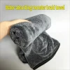 Double-sided car wash towel with braids, car cleaning cloth, super absorbent car wash towel