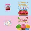 12pcs DIY Diamond Painting Greeting Cards Birthday Thanks Embroidery Postcard