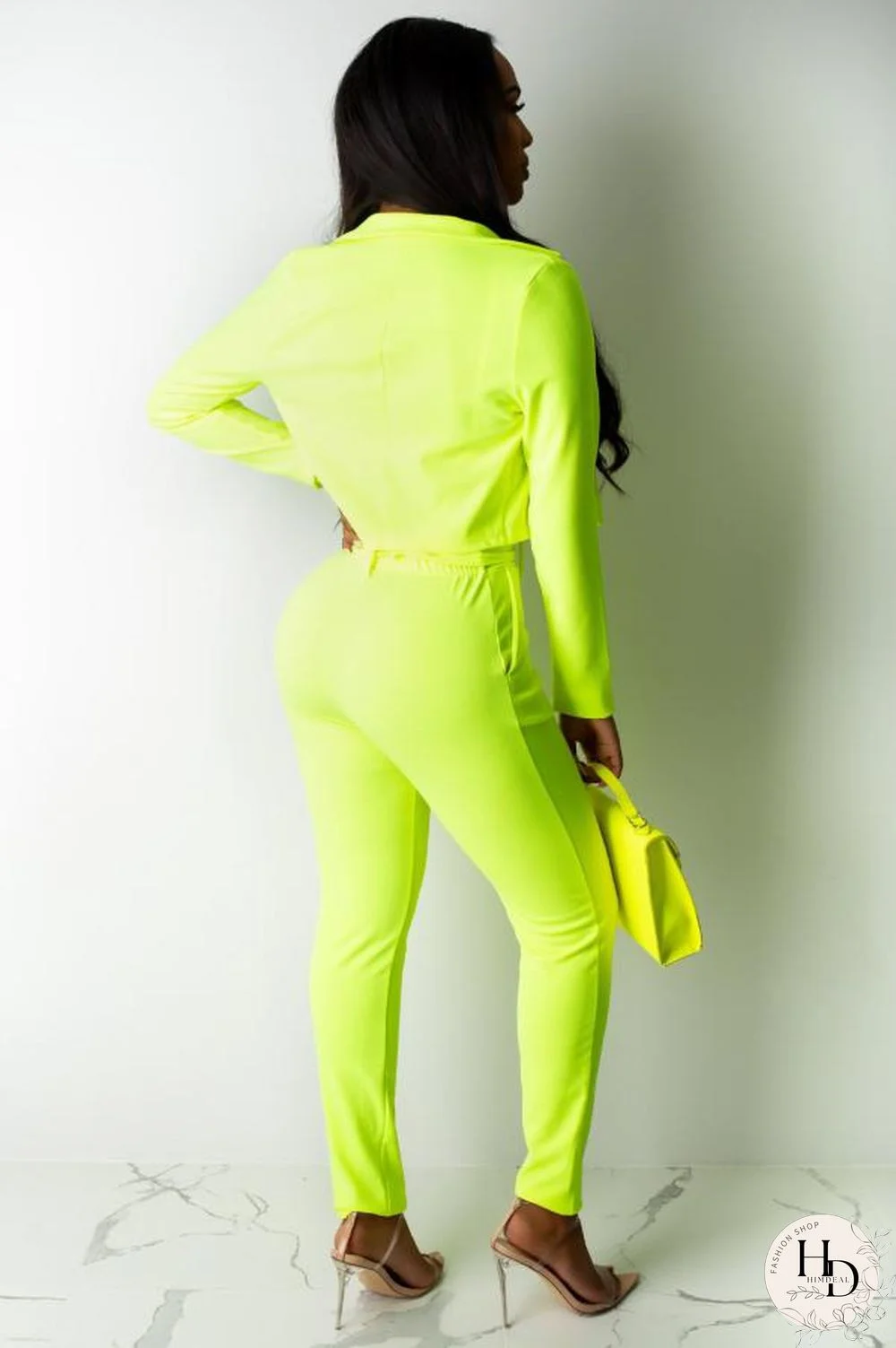 Black Sexy Fashion Slim fit Two Piece Suits Solid asymmetrical Regular Long Sleeve