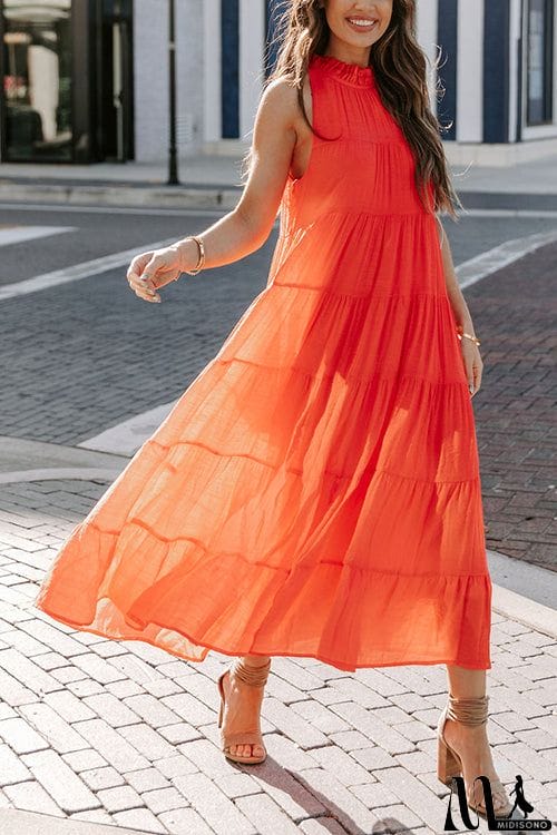 MidiSono - Come To Me Tiered Tank Midi Dress