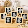 12Pcs DIY Pearl Painting Snowman for Home Wall Decor(15x15cm)