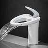High-End Bathroom Basin Waterfall Faucet Hot And Cold All-Copper Hotel Home Toilet Bathroom Wash Basin