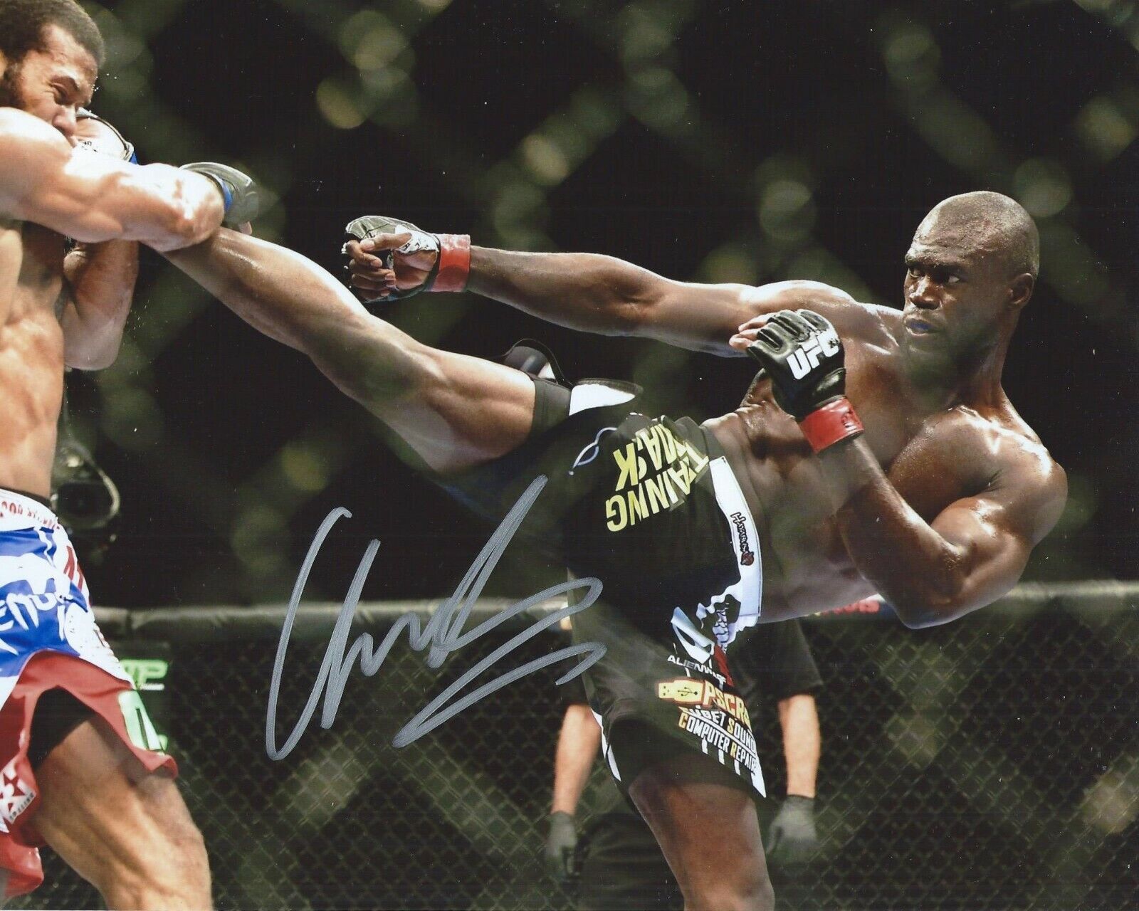 Uriah Hall Signed 8×10 Photo Poster painting UFC MMA Autographed COA C