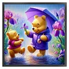 Winnie Pooh-11CT Stamped Cross Stitch 40*40cm/15.75*15.75in