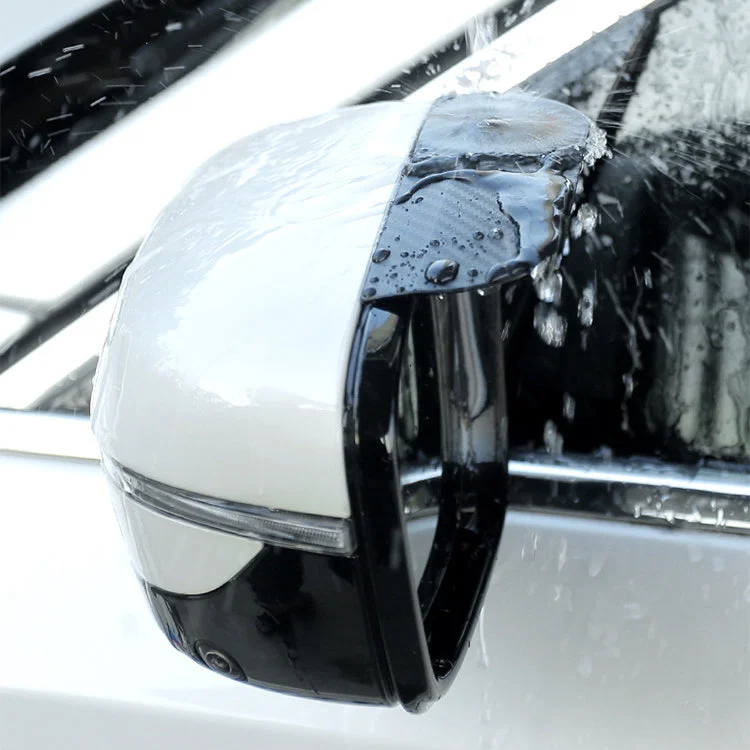 Car Reversing Mirror Rain Shield Reflective Rain Shield With Car Logo