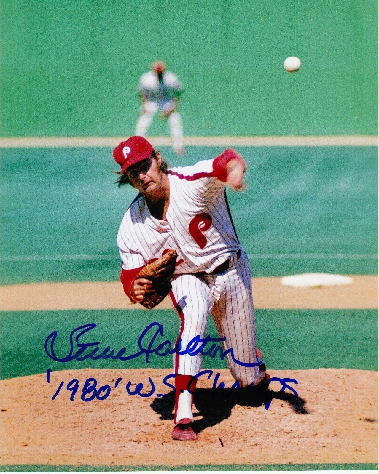 Steve Carlton Autographed Signed 8x10 Photo Poster painting ( HOF Phillies ) REPRINT