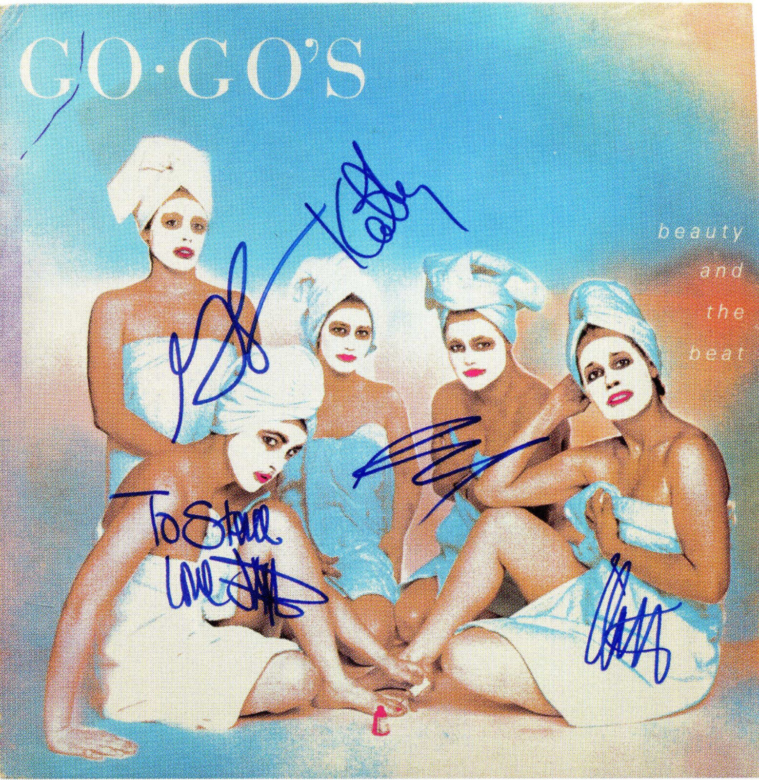 THE GO-GO'S Signed 'Beauty And The Beat' Photo Poster paintinggraph - Belinda Carlisle preprint