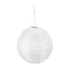 12 inch LED Round Solar Lantern Pendant Waterproof for Decoration