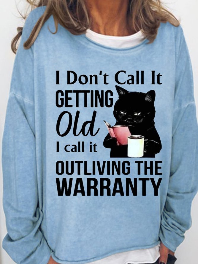 Womens Funny Age Letter Sweatshirts