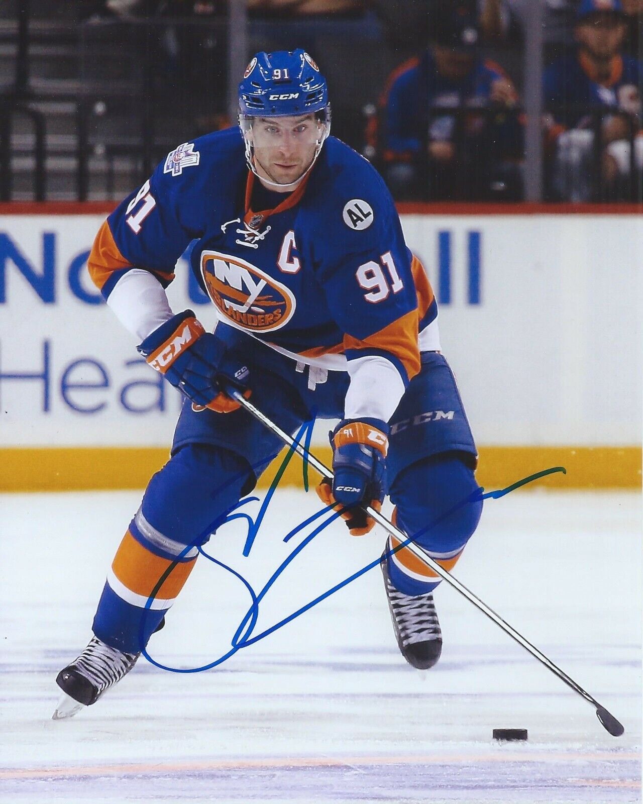 John Tavares Signed 8x10 Photo Poster painting New York Islanders Autographed COA B