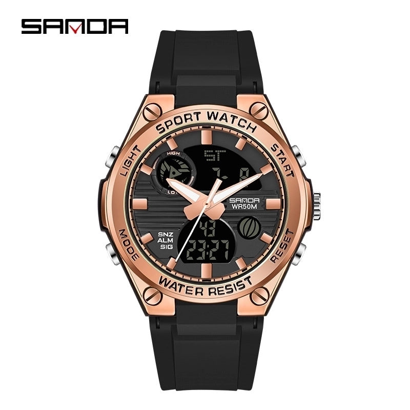 Modern Style Solid Color Electronic Men’s Watches