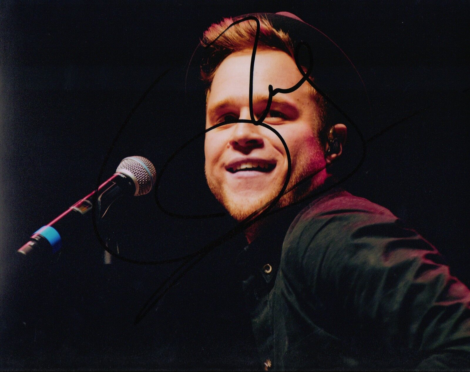 Olly Murs Genuine Hand Signed 10x8 Photo Poster painting