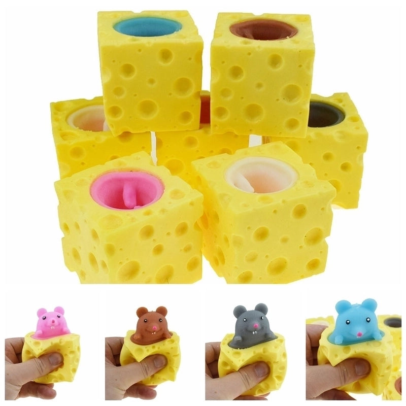 Novelty Tpr Plastic Squeeze Pumpkin Light Hairy Ball Halloween Toys