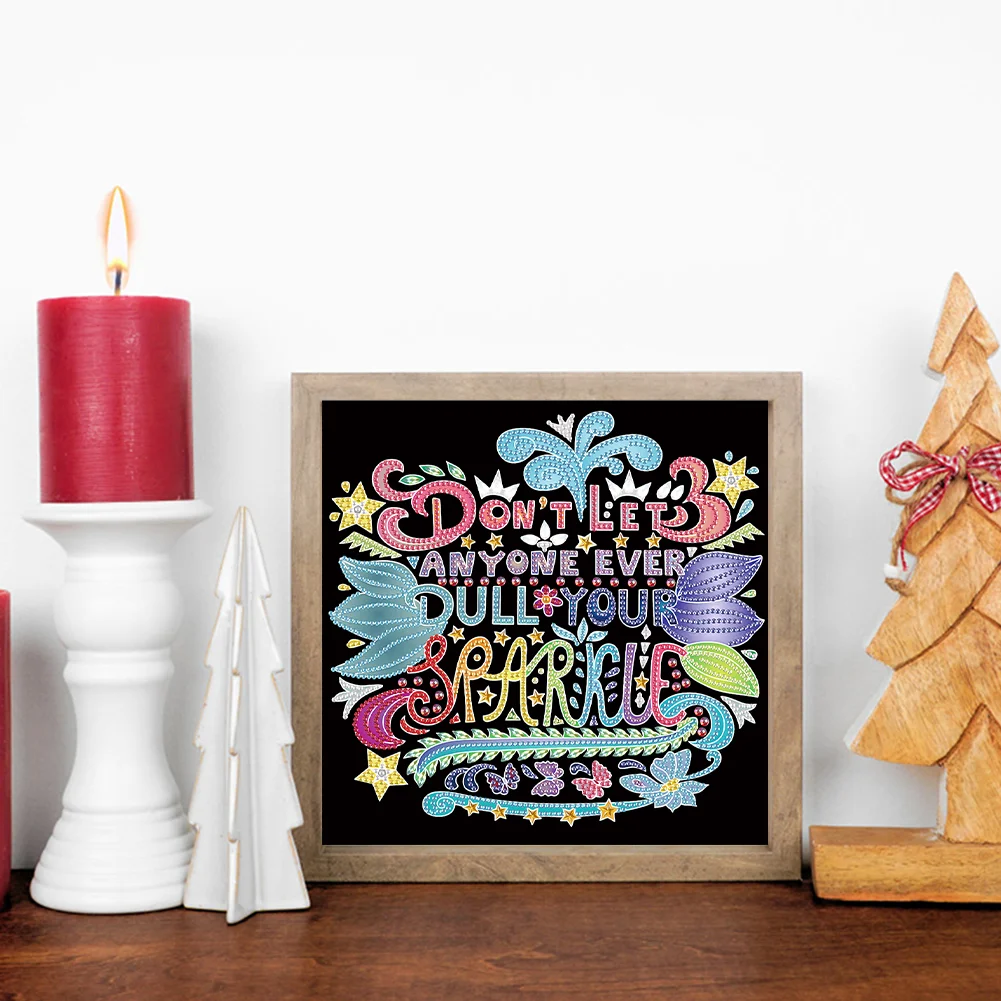 Diamond Painting - Partial Special Shaped Drill - English(Canvas|30*30cm)