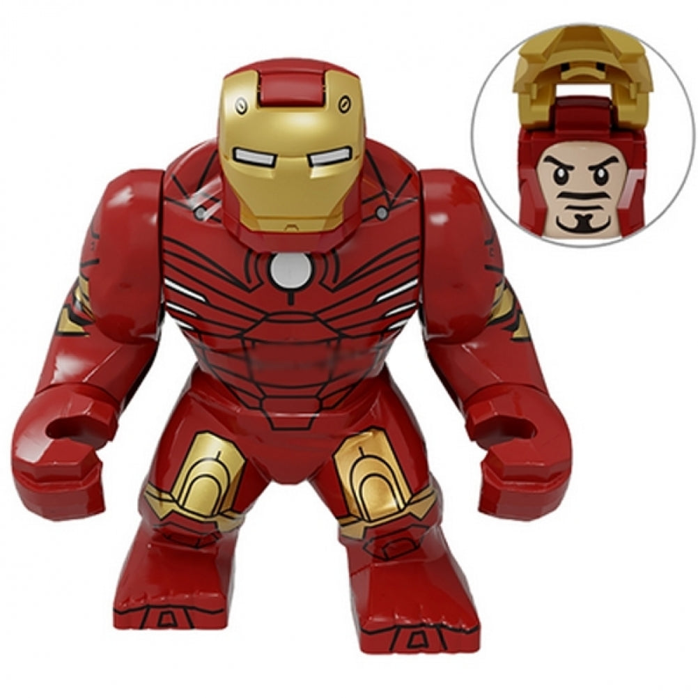 Iron Man Mk 5 Football Custom Marvel Superhero Large Minifigure Minifigure Bricks monstertoys