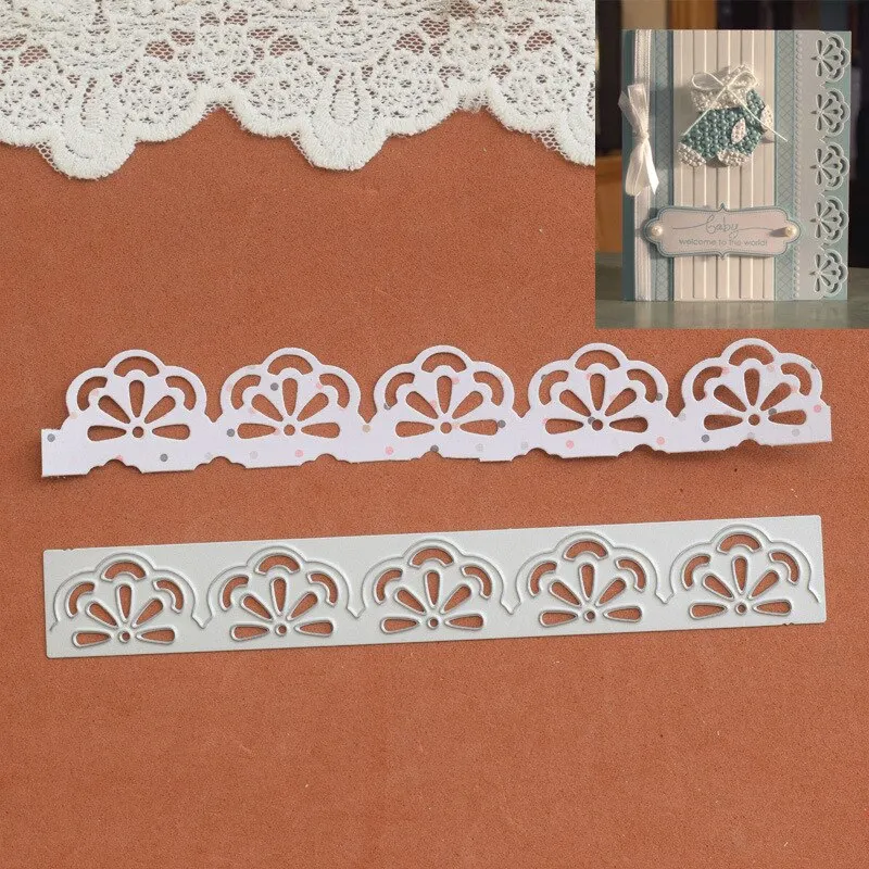 Lace wave Metal Cutting Dies Paper Cut Card Making Template for DIY Scrapbooking Decorative Craft Mold stamp and dies