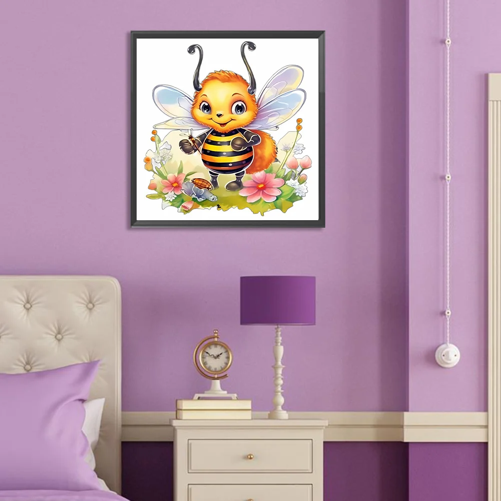 Full Round Diamond Painting 30*30cm - Bee