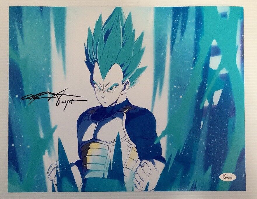 Chris Sabat Signed Autographed 11x14 Photo Poster painting Dragon Ball Z Vegeta JSA COA 6