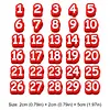 20 Pcs Numbered Pencil Toppers 1-20 Reusable Classroom Pencil Labels for Teachers Pencil Tracking Ma
