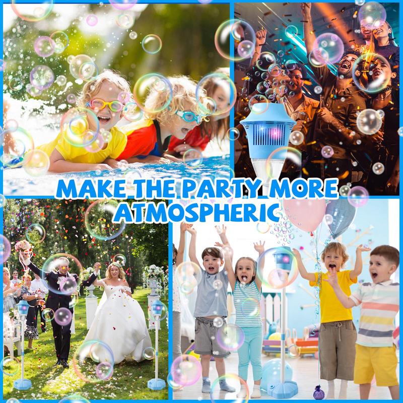 Product Introduction of Bubble Maker for Kids – Adjustable Height Stand, 20,000+ Bubbles Per Minute, Automatic Bubble Blaster for Fun Play 7