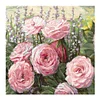 Pink Rose Flower-11CT Stamped Cross Stitch 48*48cm