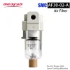 SMC AF30-02-A Original Air Filter Pump Compressor Oil Water Separator Transparent Bowl Guard 360&deg; Visibility for Laser Cutting
