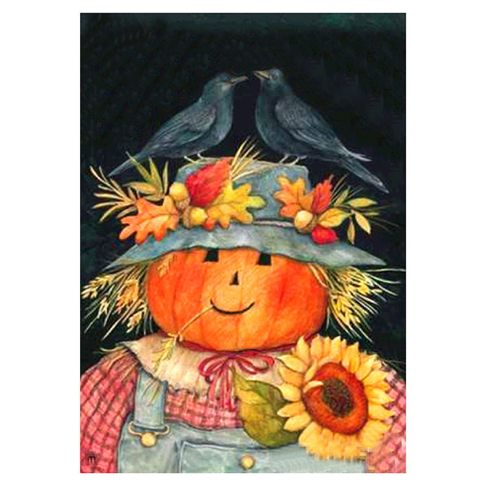 

30*40CM Round Drill Diamond Painting-Fat Scarecrow, 501 Original