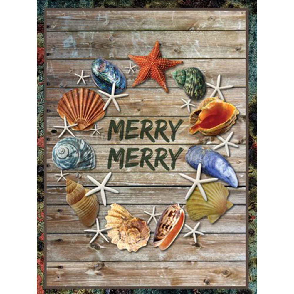 

Beach Shell - Round Drill Diamond Painting - 30*40CM, 501 Original