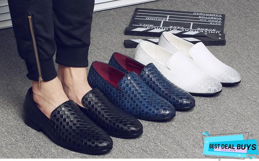 Leather Casual Driving Oxfords Shoes Men Loafers Moccasins Italian Shoes for Men Flats