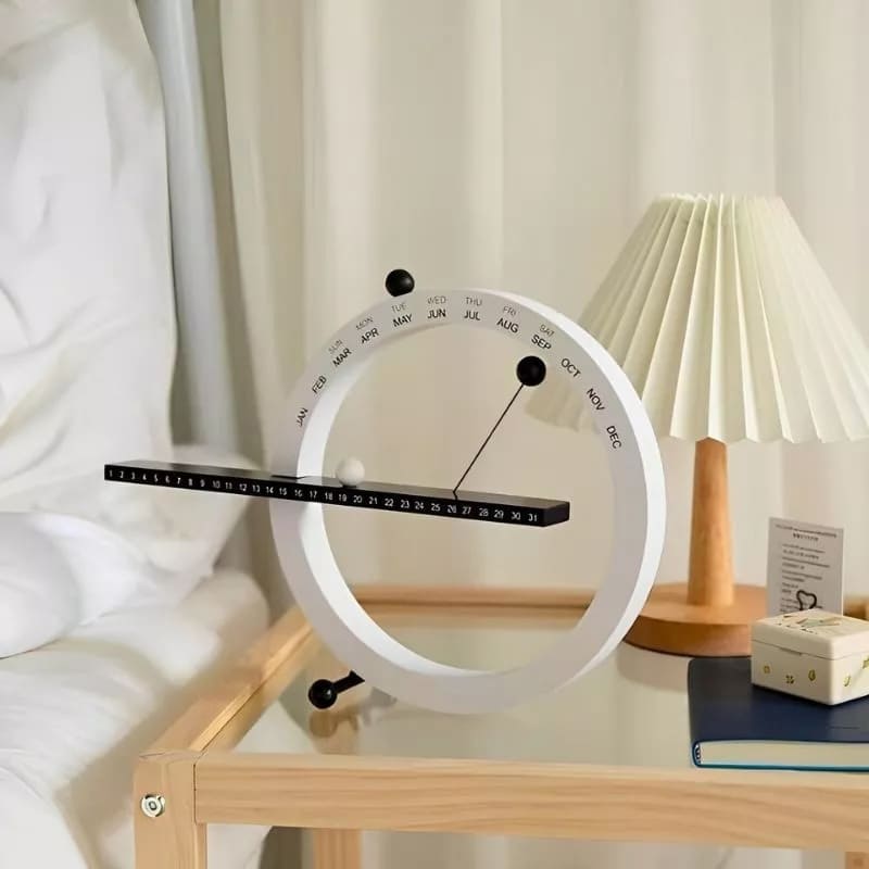 Black and white Magnetic calendar perpetual