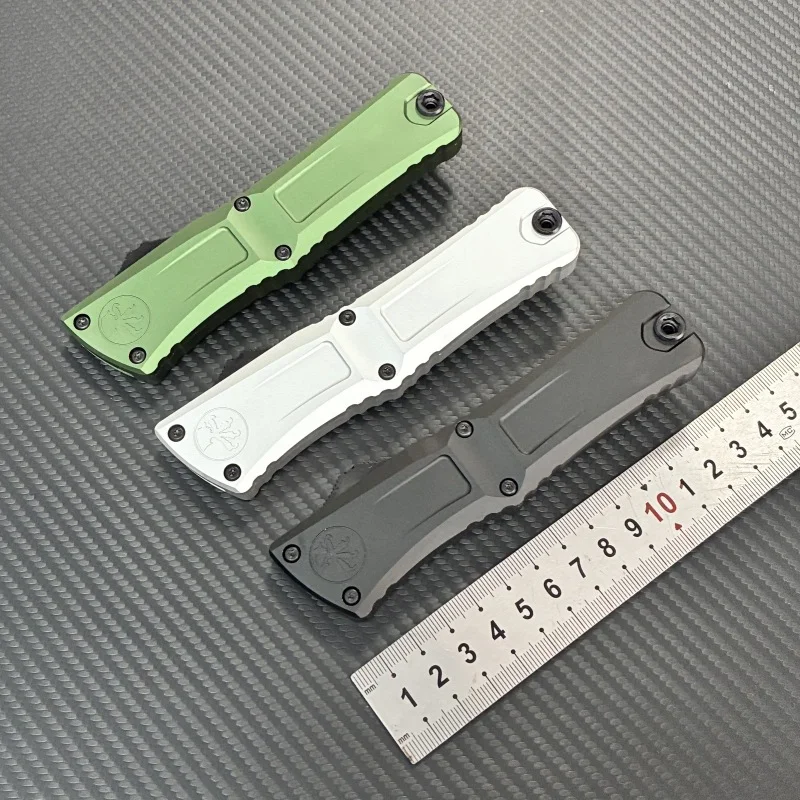 Cross-border best-selling Microtech Daron 3rd Generation Outdoor Tools Aluminum Alloy Gold OTF Multi-functional Knife Sheath EDC Accessories