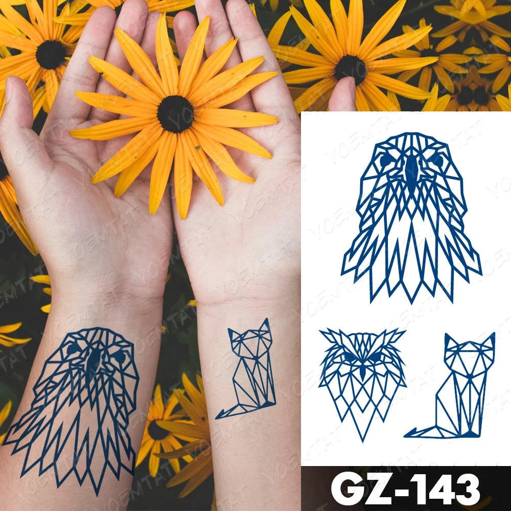 Juice Lasting Waterproof Temporary Tattoo Stickers Starry Sky Moon Flower Rose Flash Tattoos Woman Arm Ink Body Art Fake Tatto