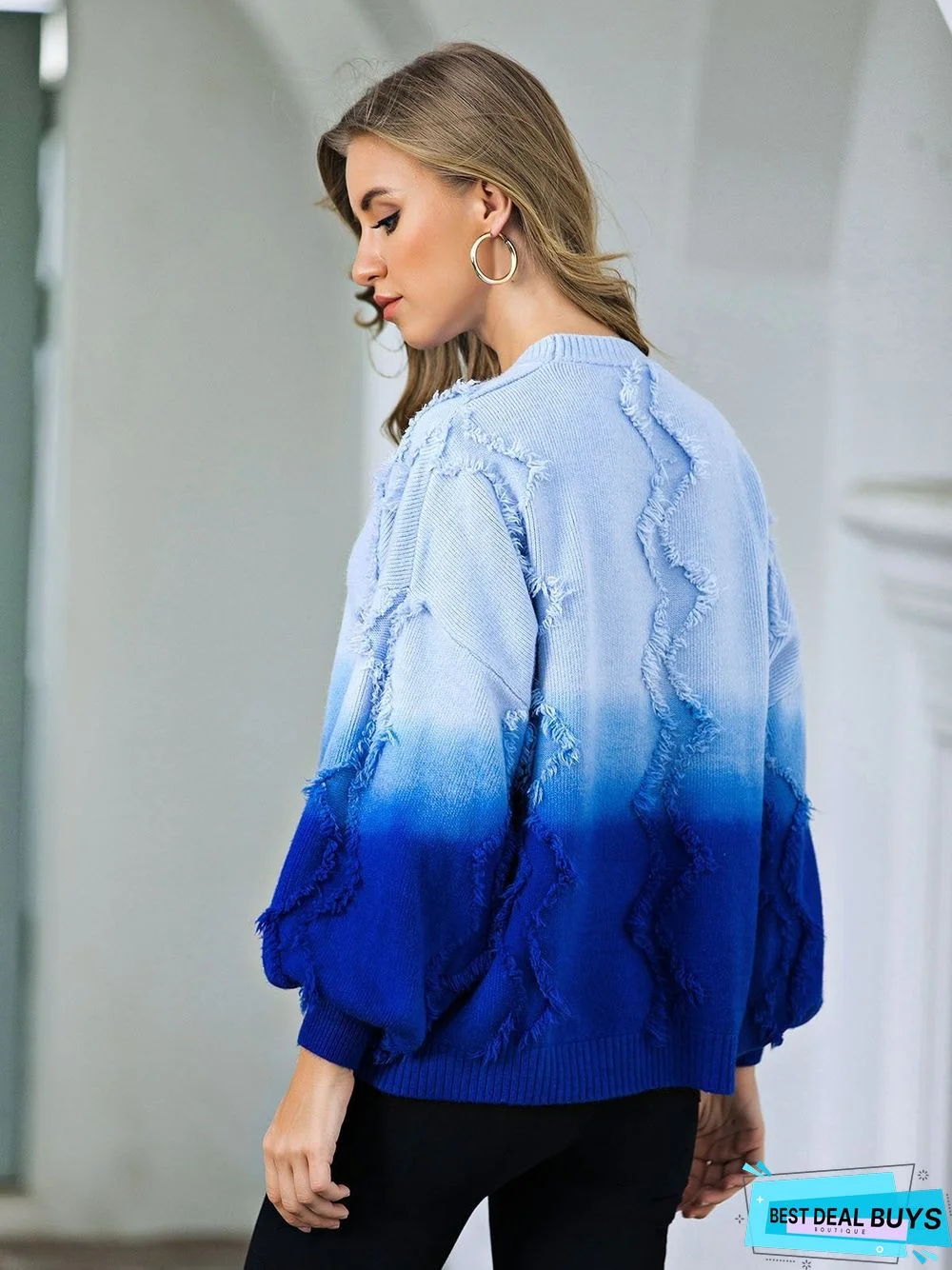 Casual Tie-Dyed Sweater