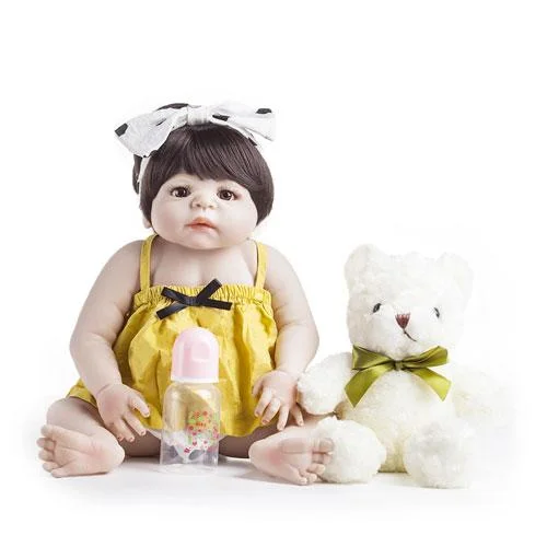 22" Cute Kayla Full Silicone Reborn Baby Doll Girl | Reborn Shoppe - Reborn Shoppe