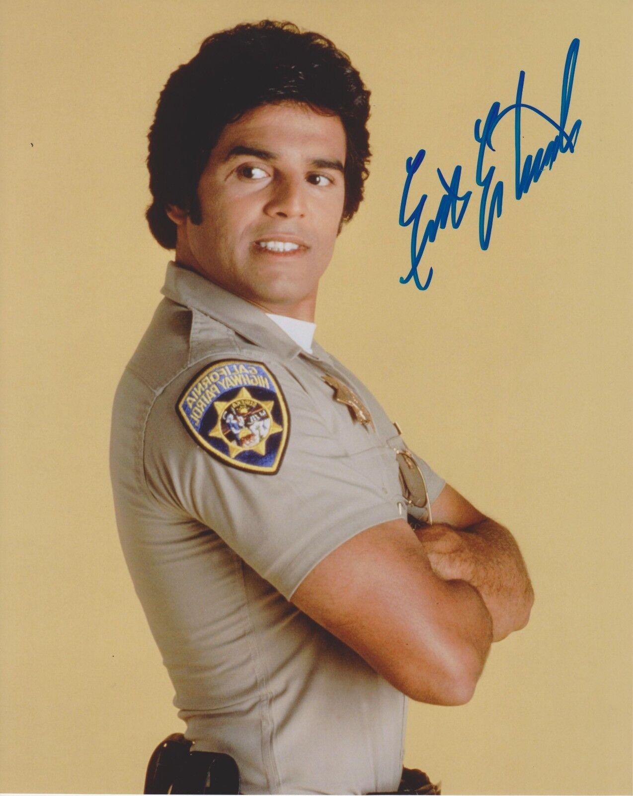 Erik Estrada Signed 8x10 Photo Poster painting - CHiPs TV SERIES - RARE!!! #6