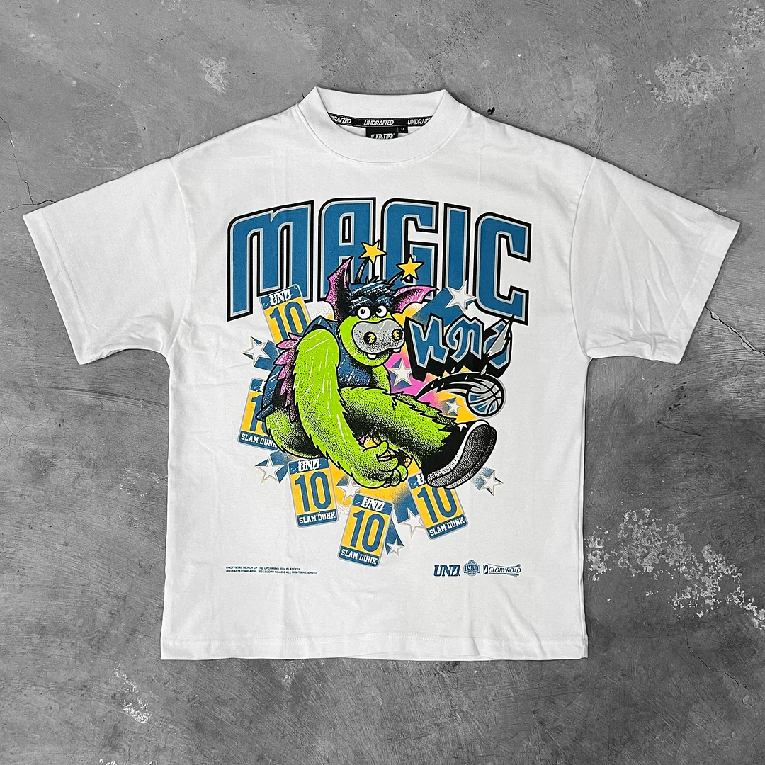 magic casual street Sports print T-shirt