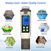 4 in 1 Digital Water Tester ORP/H2/PH Temp Meter for Hydroponics Pool Aquarium
