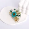 12PCS Exquisite Handmade Dried Flower Drop Drip Hair Clips