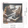 Ville d&rsquo;eau dans le livre percer rond peinture diamant-50 * 50cm